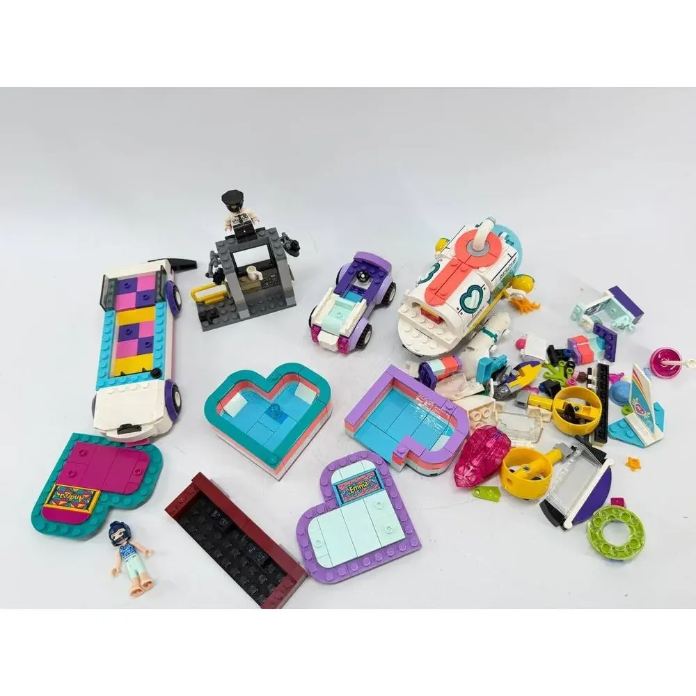 LEGO Friends Mixed Lot Incomplete Sets Vehicles Figures Parts Accessories Used